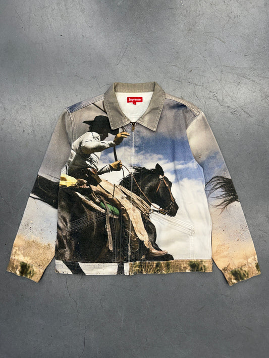 SS17 SUPREME COWBOY DENIM WORK JACKET