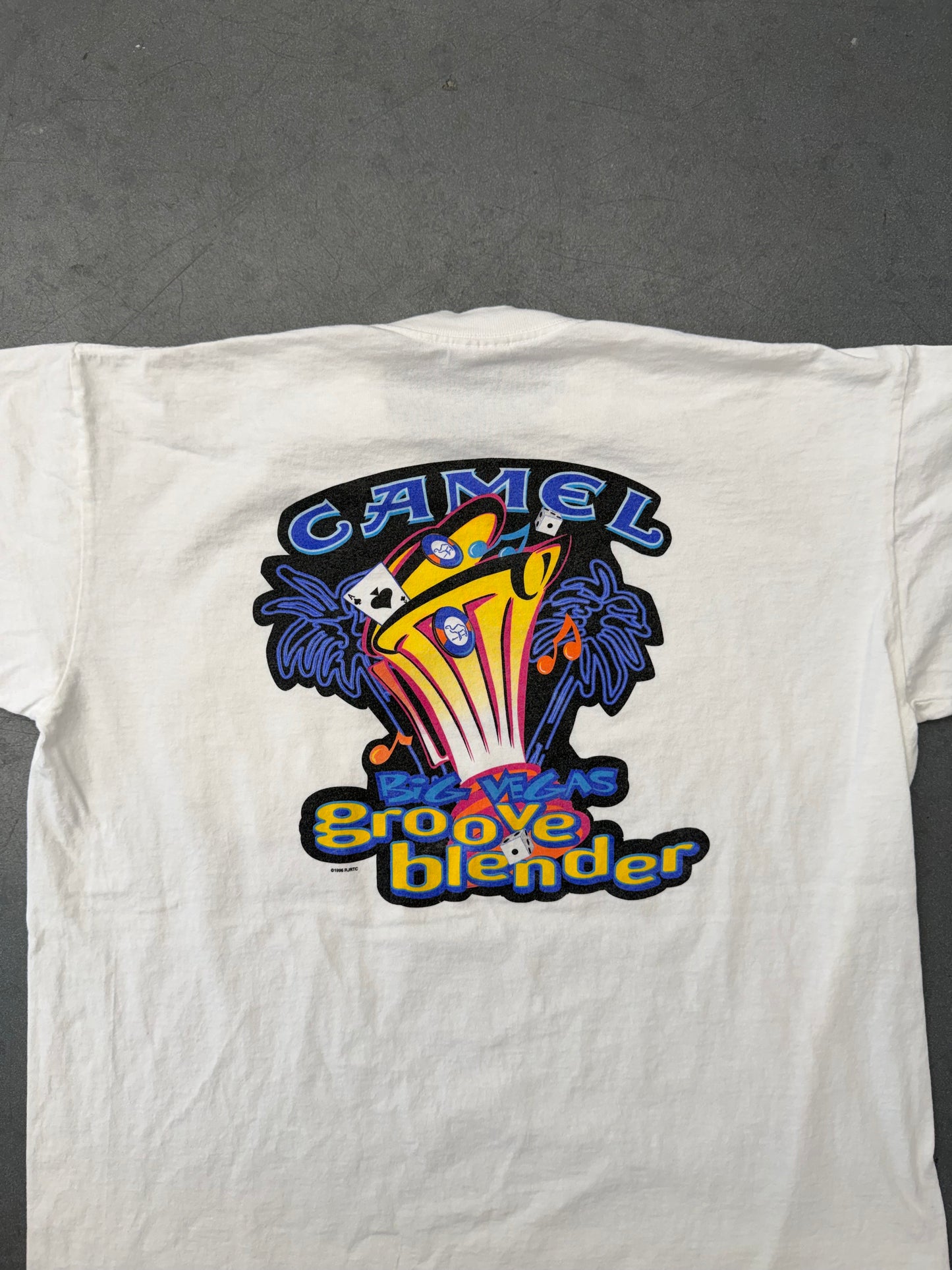 1996 CAMEL BIG VEGAS GROOVE BLENDER POCKET TEE (CAMEL TAG)
