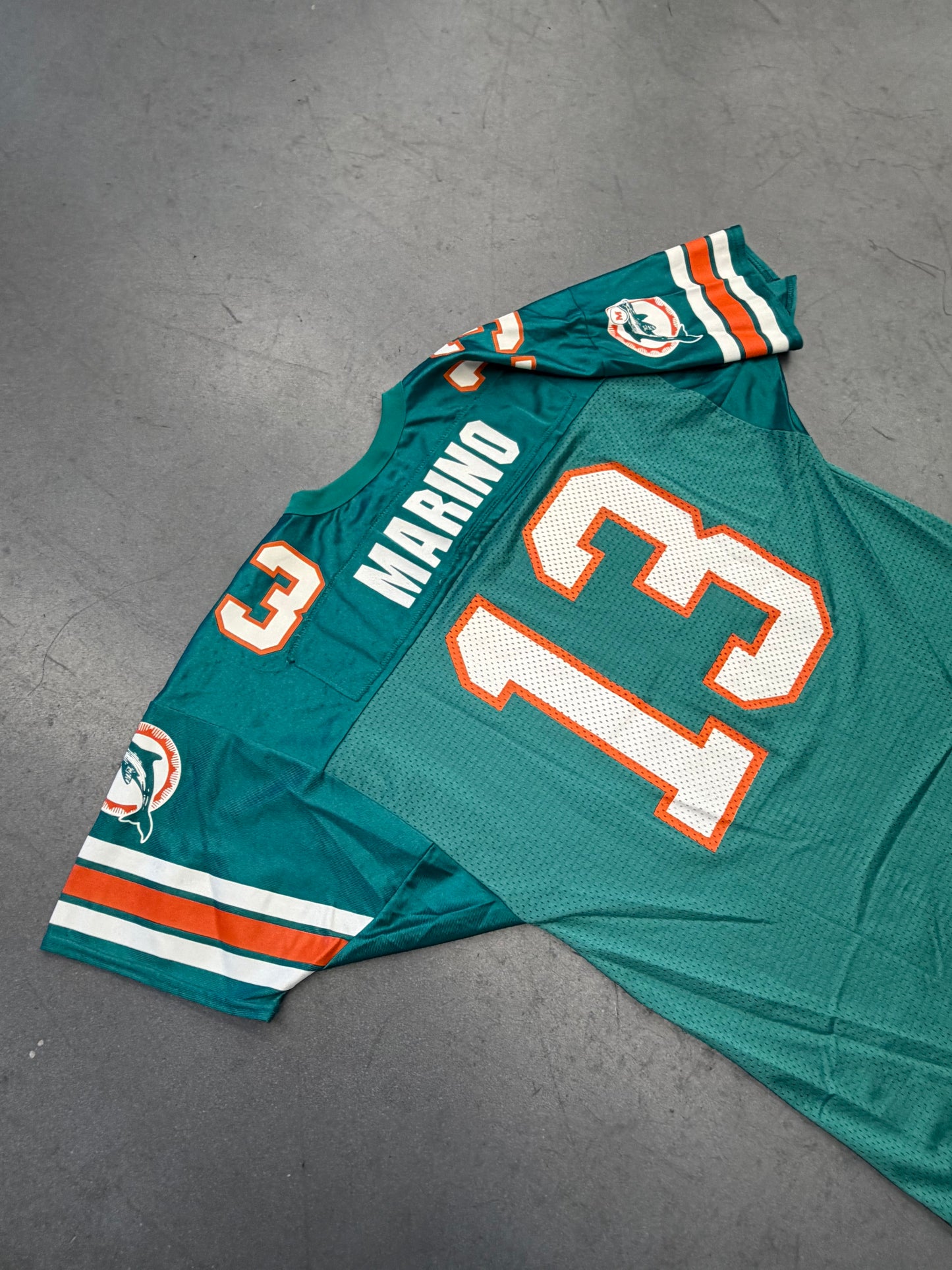 VINTAGE WILSON DAN MARINO MIAMI DOLPHINS FOOTBALL JERSEY
