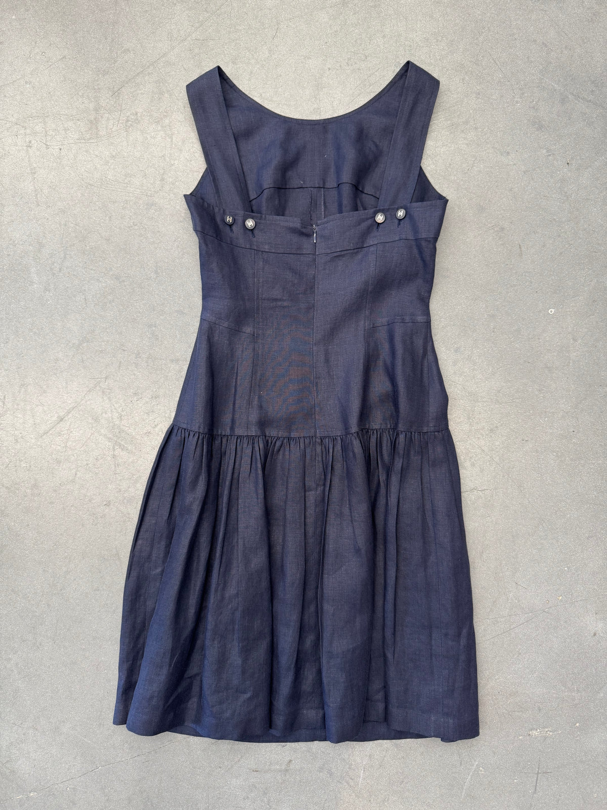 SS96 CHANEL LINEN COCKTAIL DRESS
