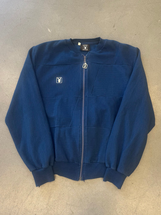 80S PLAYBOY ZIP-UP SWEATER