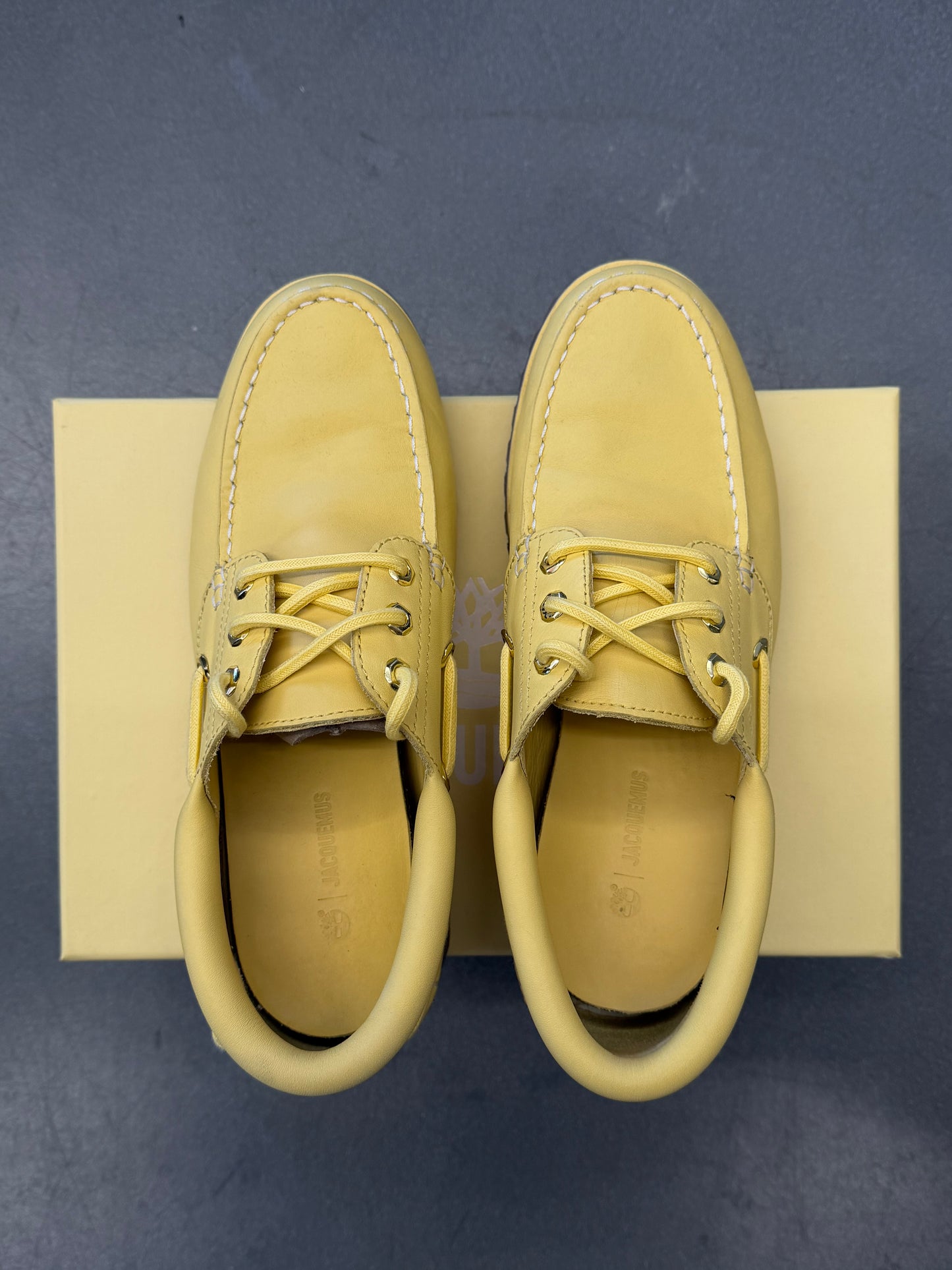 2025 TIMBERLAND 3-EYE CLASSIC LUG BOAT SHOE JACQUEMUS LA BATEAU (W/BOX)