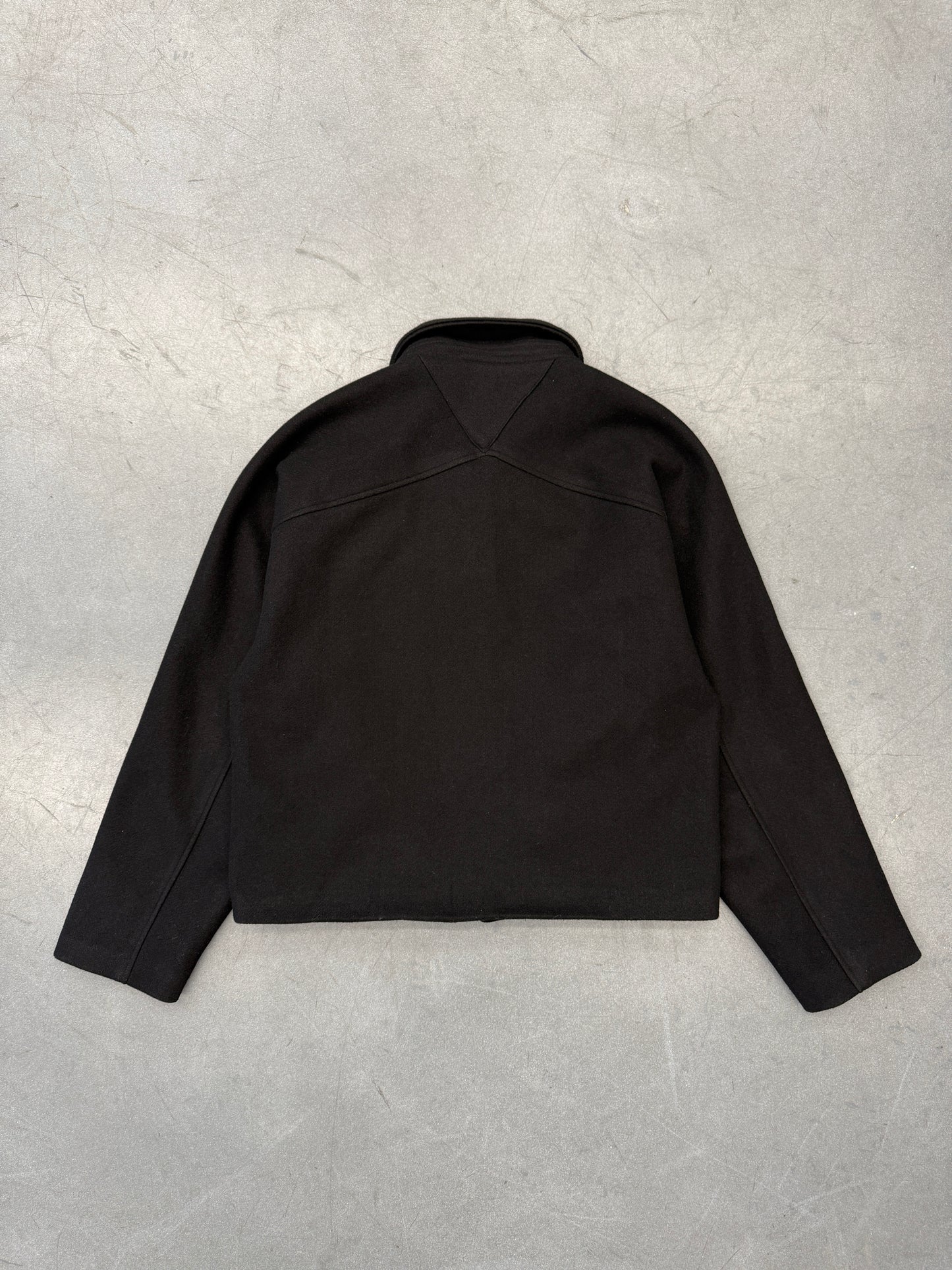 BOTTEGA VENETA CROPPED WOOL ZIP-UP JACKET