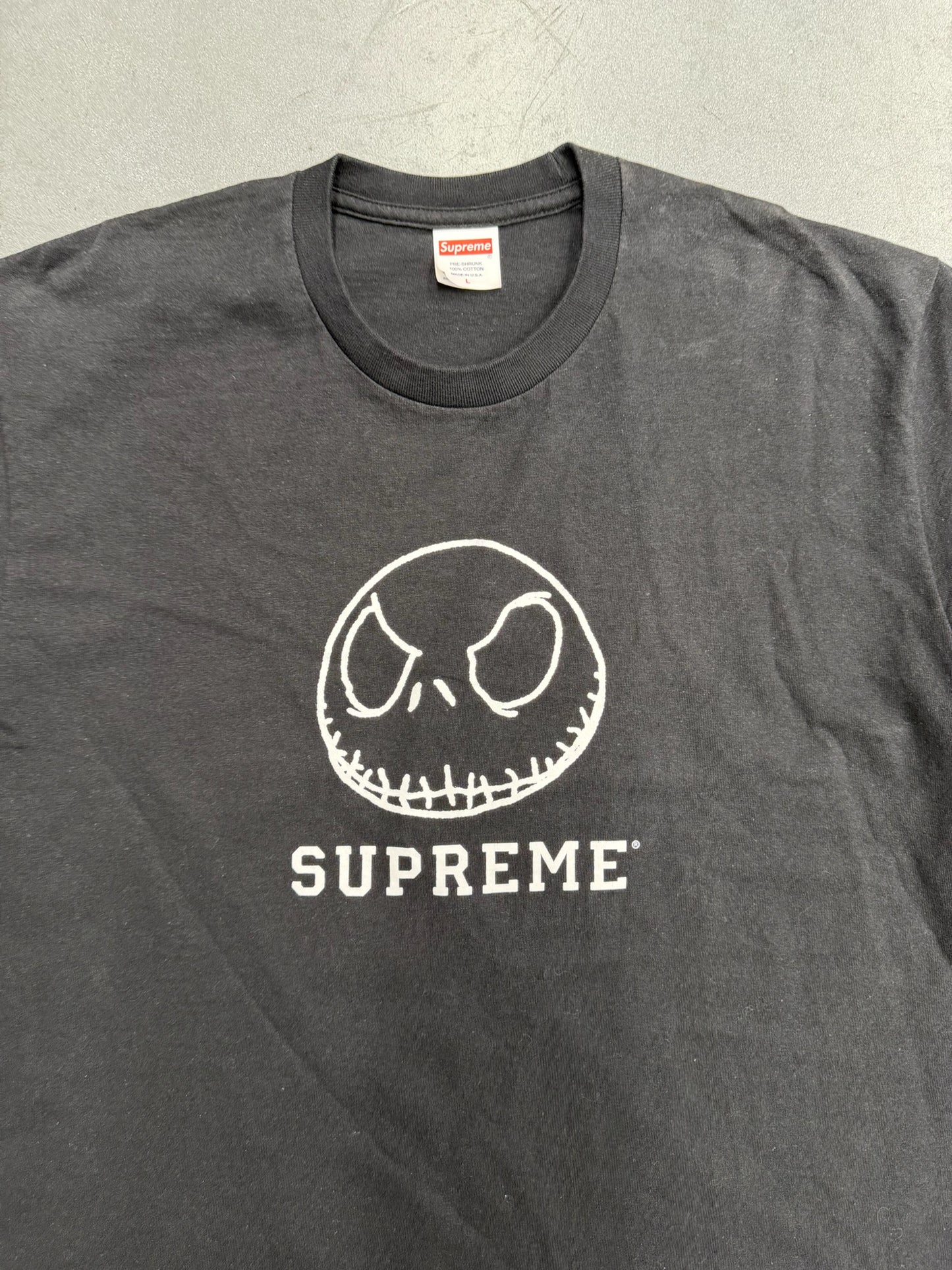 FW23 SUPREME SKELETON TEE - BLACK