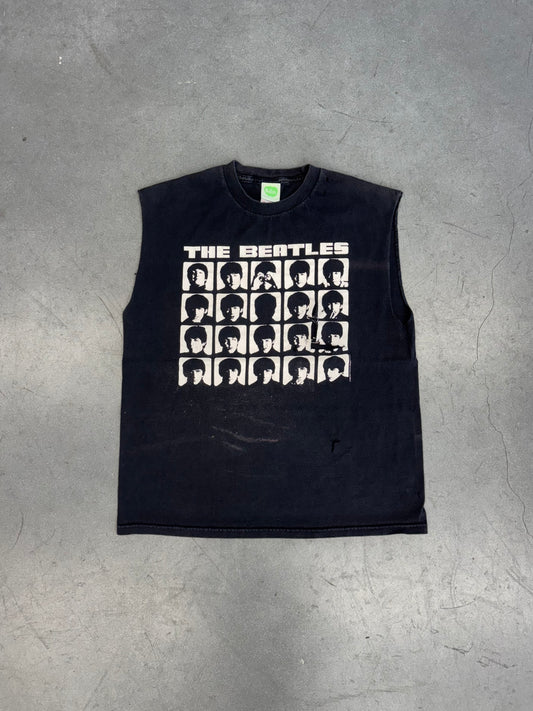 1998 THE BEATLES CUT-OFF TEE (APPLE TAG)