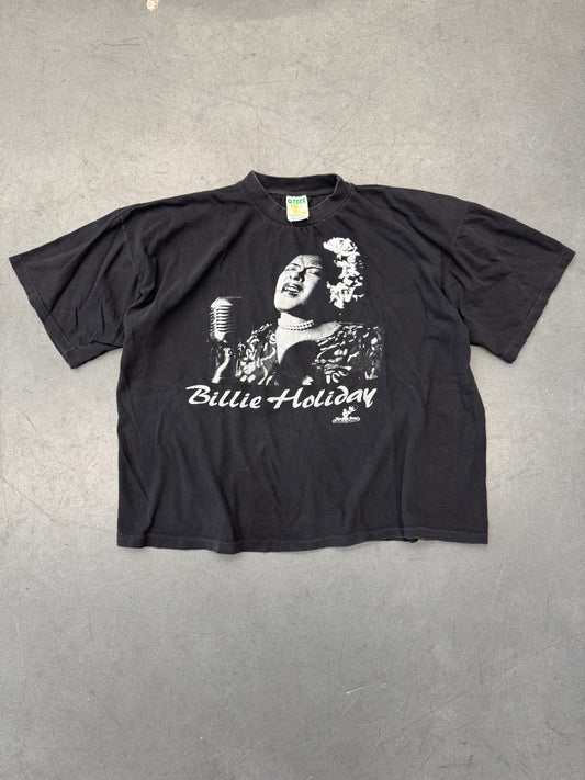 90S VINTAGE BILLIE HOLIDAY TEE (Q-TEES TAG)