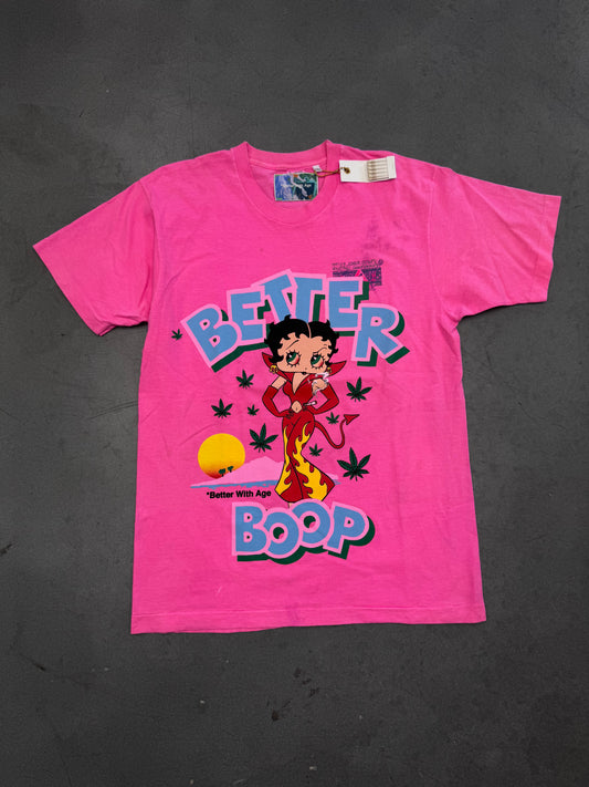 BETTER WITH AGE BETTER BOOP TEE - PINK