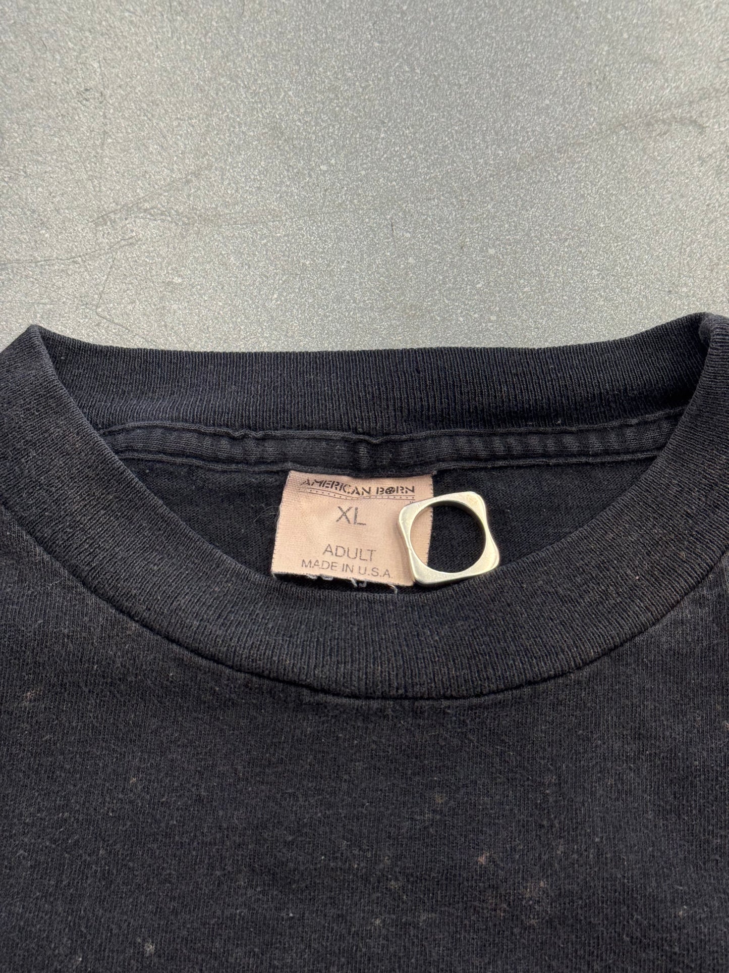 90S MARLBORO RANCH PARTY MULLET POCKET TEE (AMERICAN BORN TAG)
