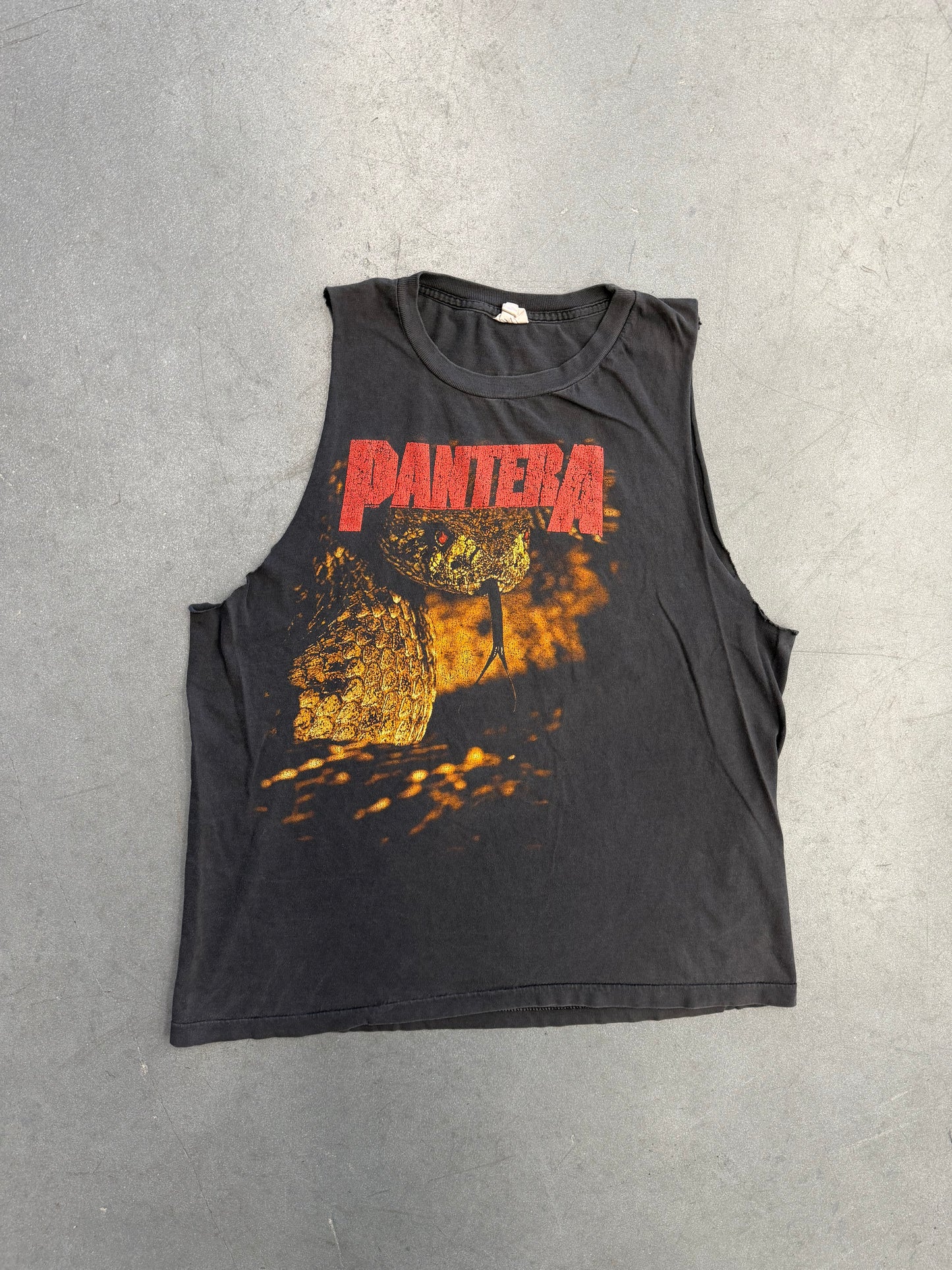 90S PANTERA GREAT SOUTHERN TRENDKILL US TOUR CUTOFF TEE (WINTERLAND TAG)