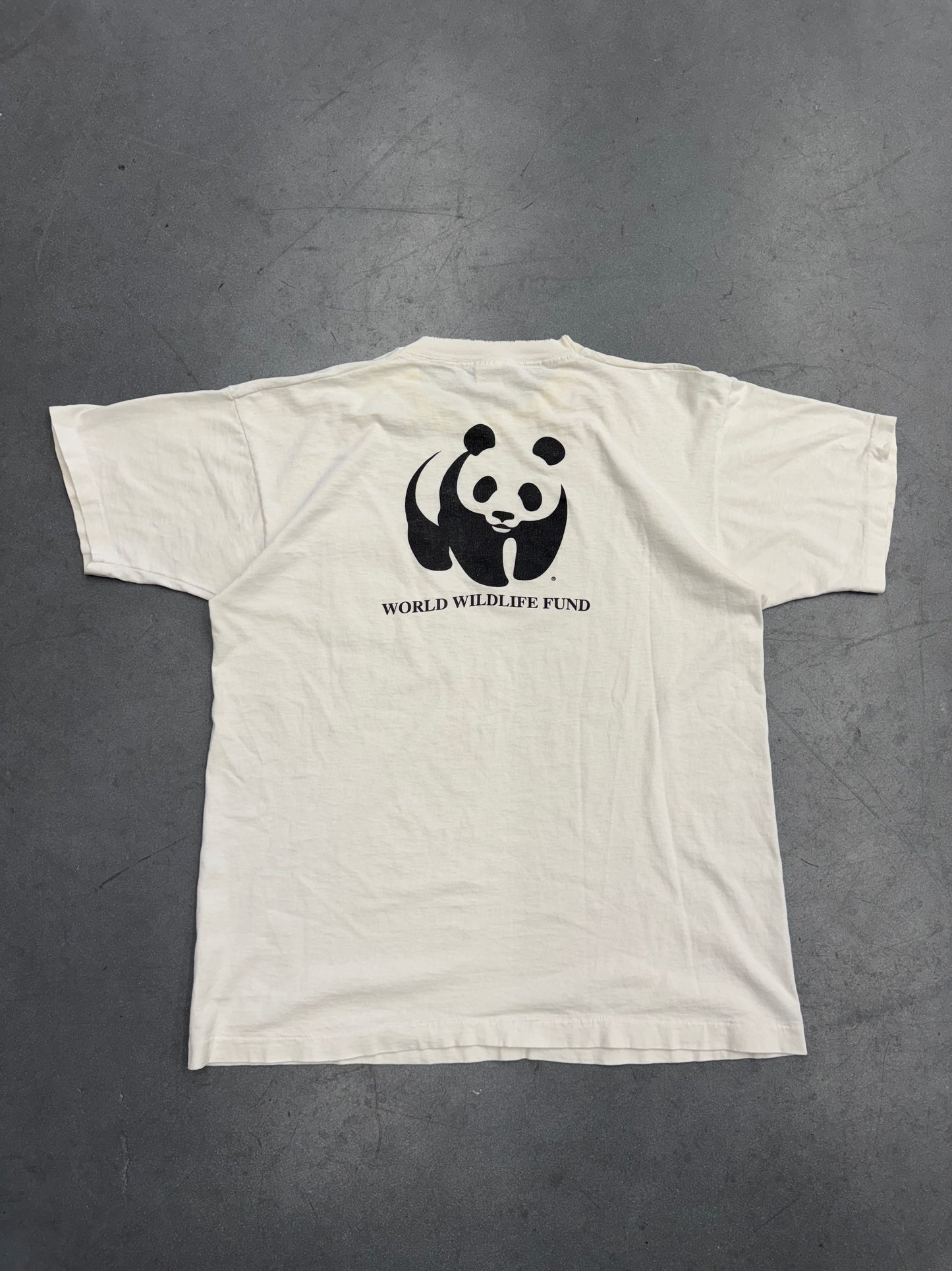 90S WORLD WILDLIFE FUND "SAVING LIFE ON EARTH" PANDA MULLET TEE (FOTL TAG)