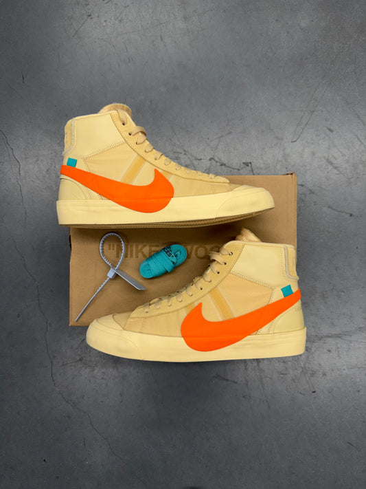 2018 SIZE 10.5 NIKE BLAZER MID OFF-WHITE 'HALLOW'S EVE'