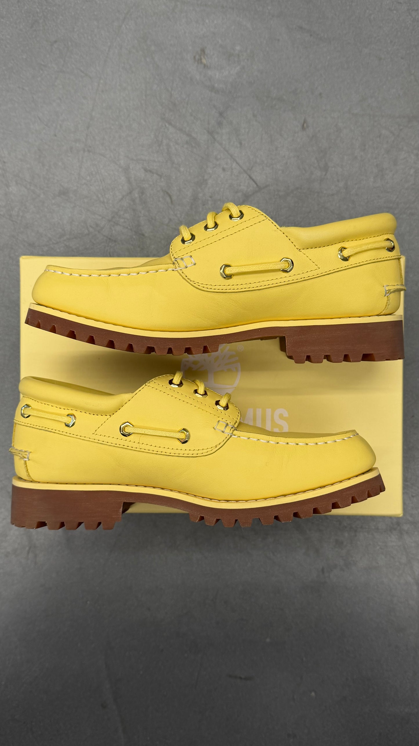 2025 TIMBERLAND 3-EYE CLASSIC LUG BOAT SHOE JACQUEMUS LA BATEAU (W/BOX)