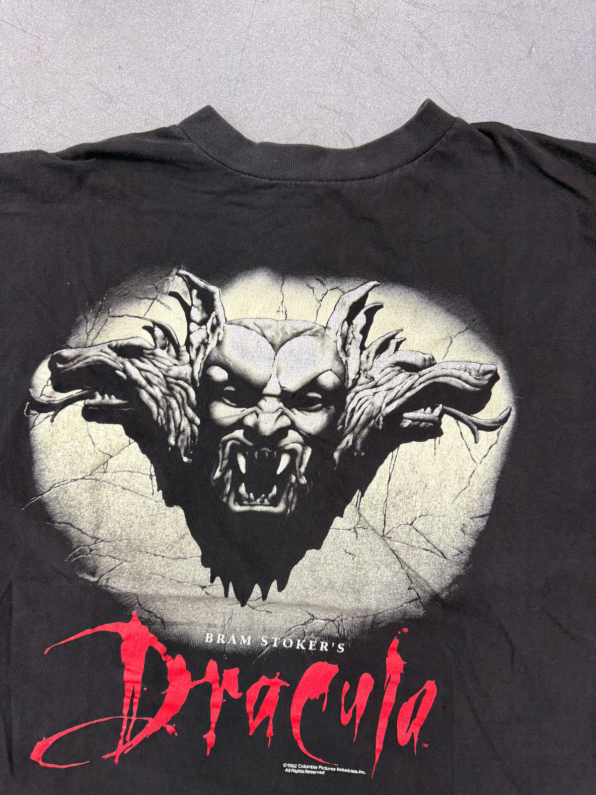 1992 BRAM STOKER'S DRACULA MOVIE PROMO TEE (UBI TAG)