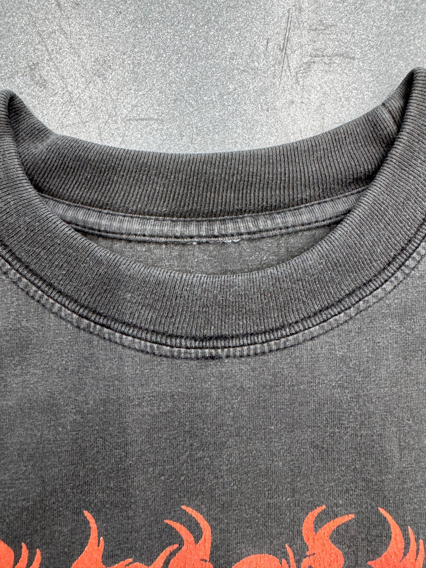 1998 DEICIDE CRUCIFIED SKELETON BAND TEE (PULLED TAG)