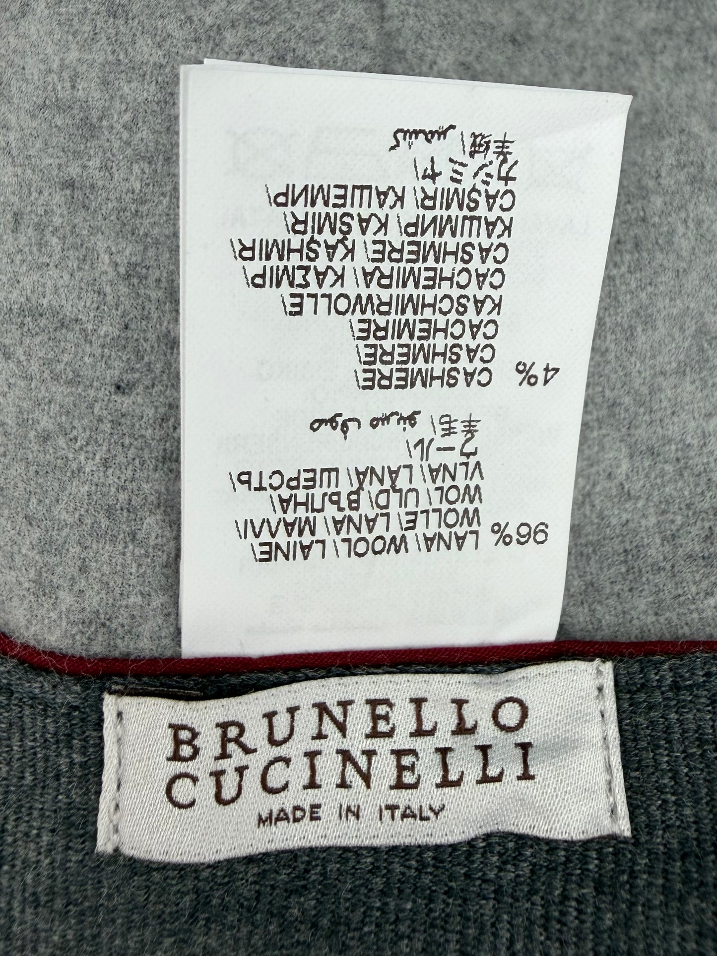 BRUNELLO CUCINELLI CHEVRON BASEBALL CAP