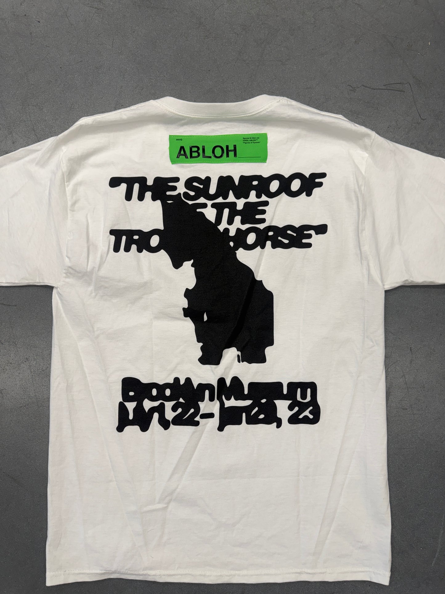 SS22 VIRGIL ABLOH BROOKLYN MUSEUM FOS TROJAN HORSE TEE