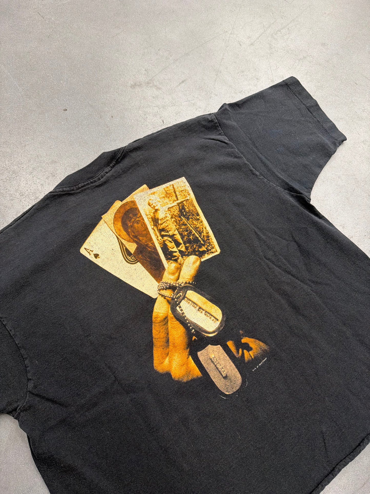 1993 ALICE IN CHAINS ROOSTER DOG TAGS CROPPED TEE (FOTL TAG)