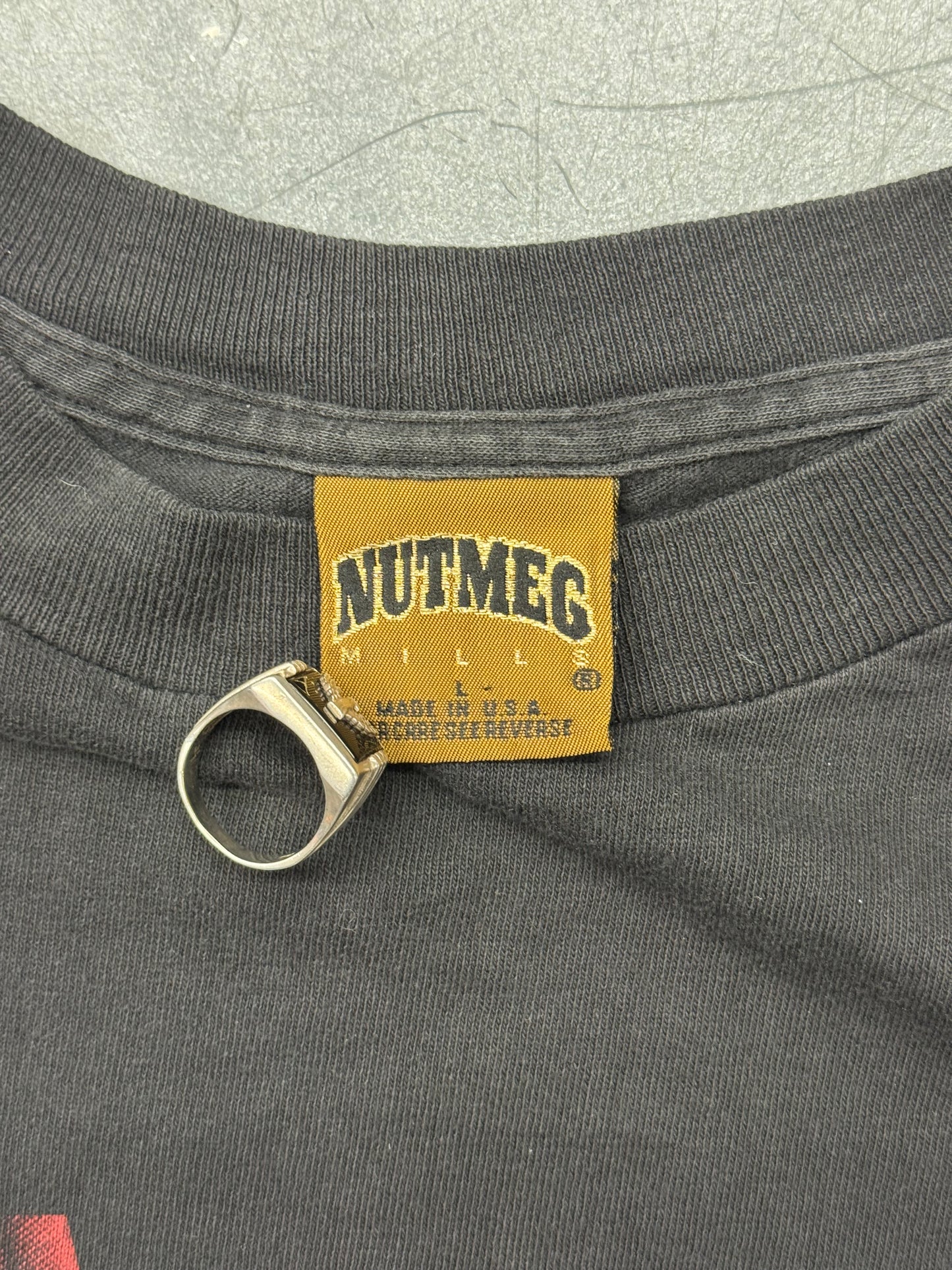 90S NUTMEG MILLS FLORIDA PANTHERS "KICK ICE!" DISTRESSED TEE