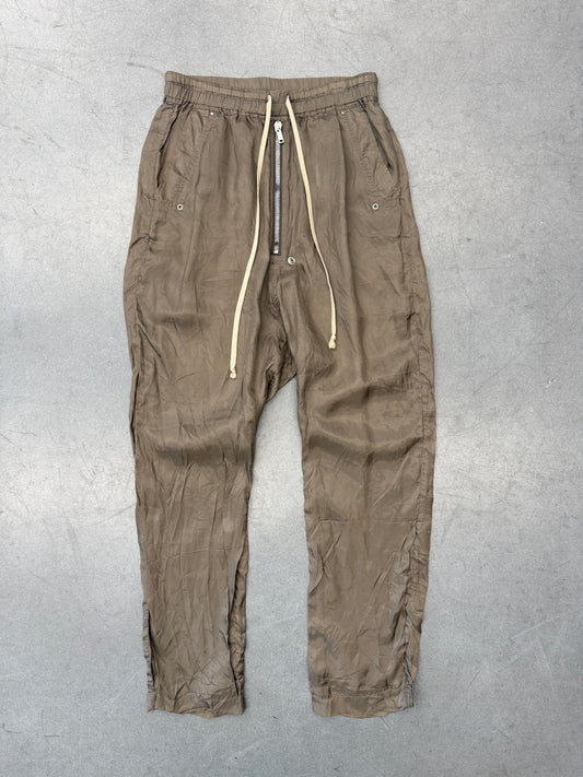 RICK OWENS MAINLINE DRAWSTRING ZIP-FLY DROP-CROTCH PANT