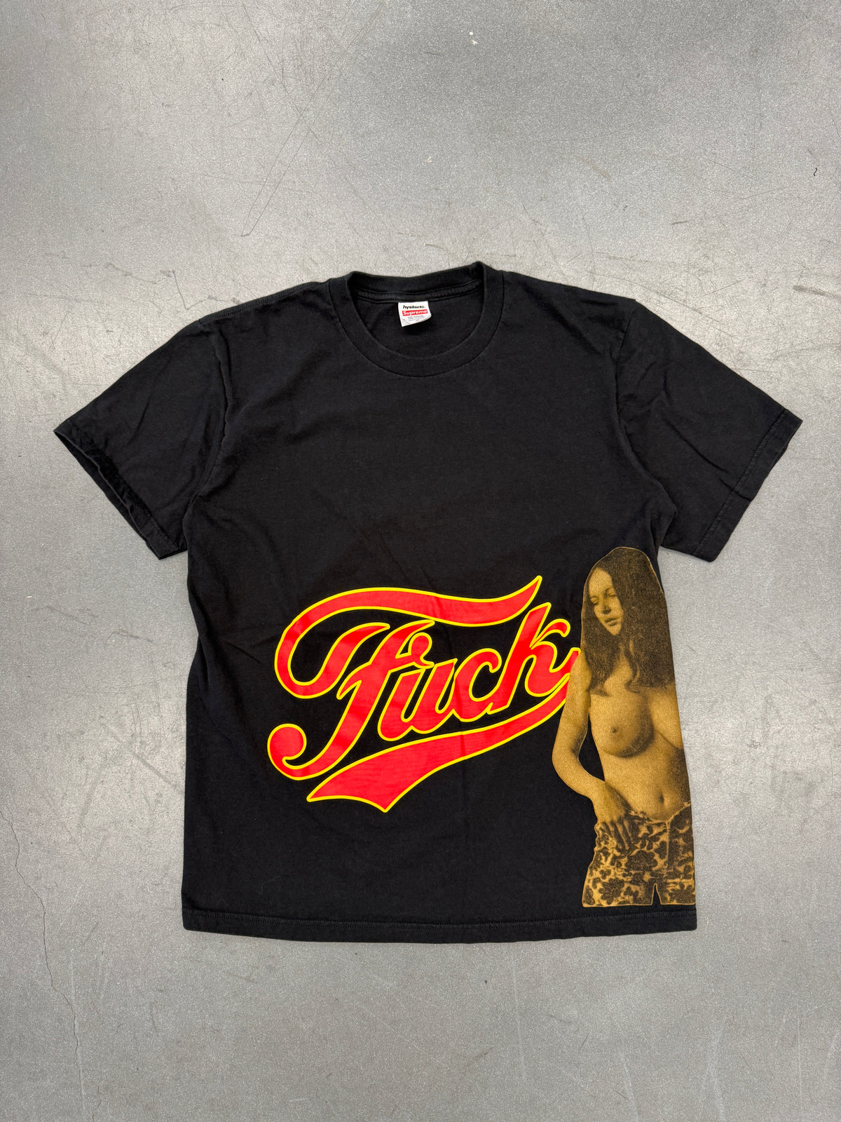FW24 SUPREME HYSTERIC GLAMOUR FUCK TEE