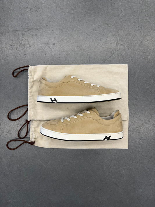 HERMES SUEDE KID SNEAKERS (W/O BOX)