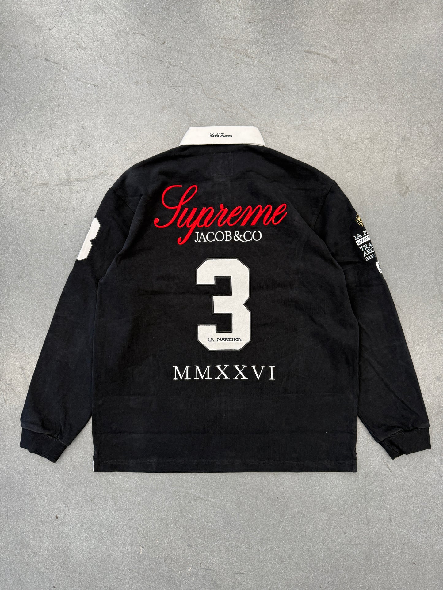 SS26 SUPREME LA MARTINA JACOB & CO RUGBY LS SHIRT