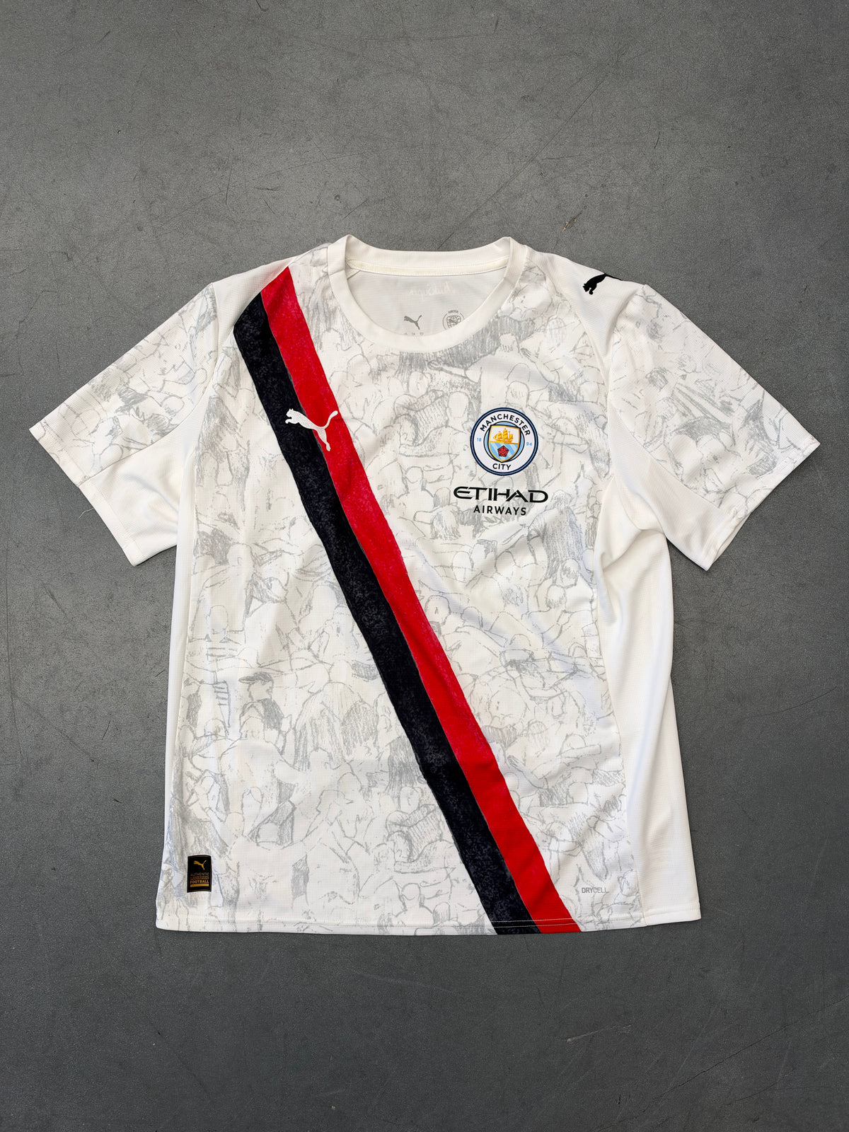 KID SUPER PUMA MANCHESTER CITY SOCCER JERSEY