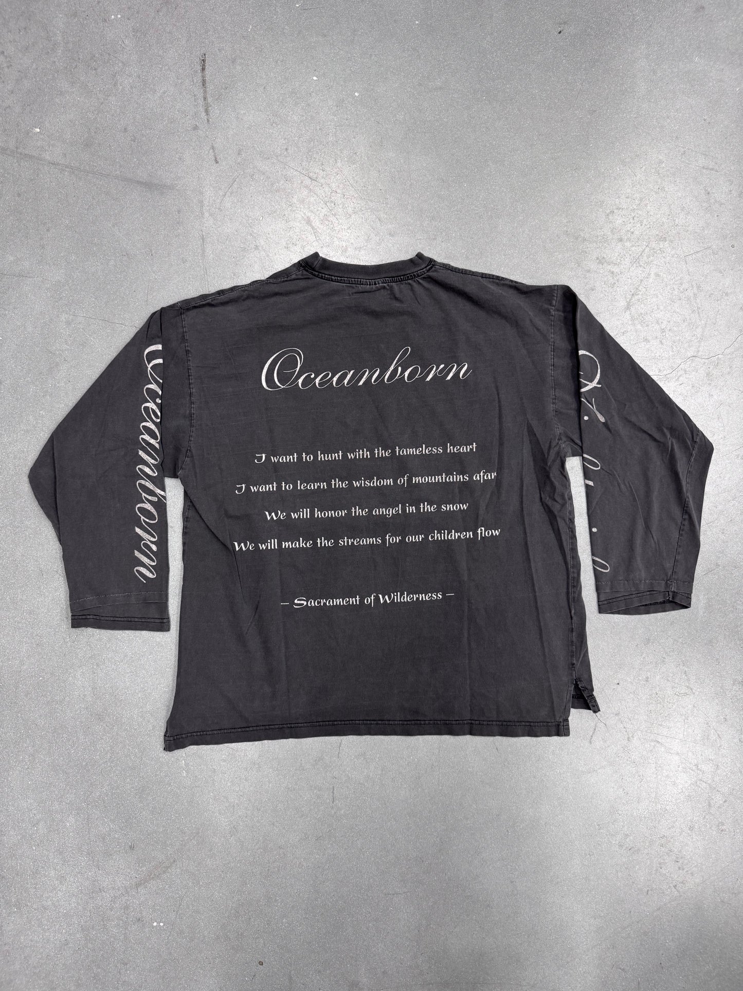 1998 NIGHTWISH OCEANBORN ALBUM EURO BAND L/S TEE (EURO TAG)
