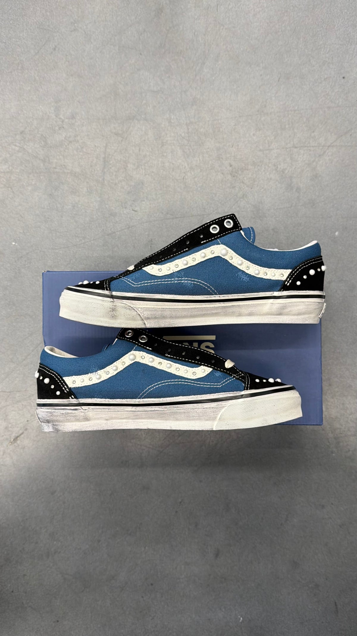 2026 VANS LX OLD SKOOL 36 PEARLIZED PACK NAVY/BLACK