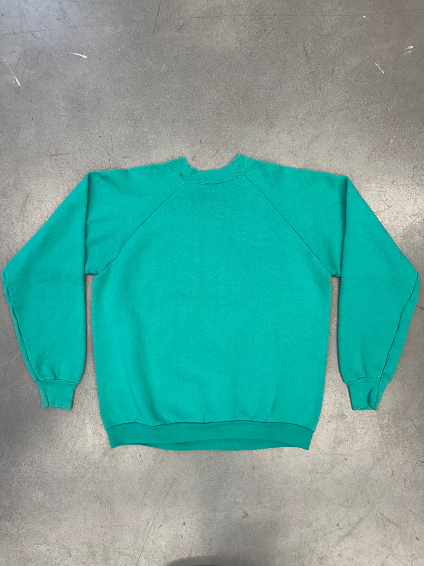 90S MIAMI DOLPHINS NATIONAL FOOTBALL LEAGUE REPEAT PRINT CREWNECK (FOTL TAG)