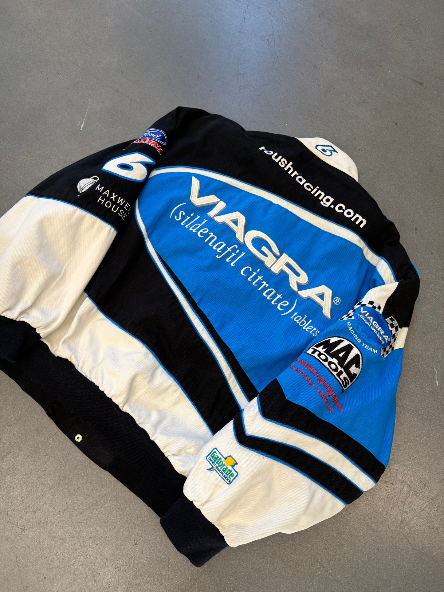 VINTAGE JH DESIGNS VIAGRA NASCAR JACKET