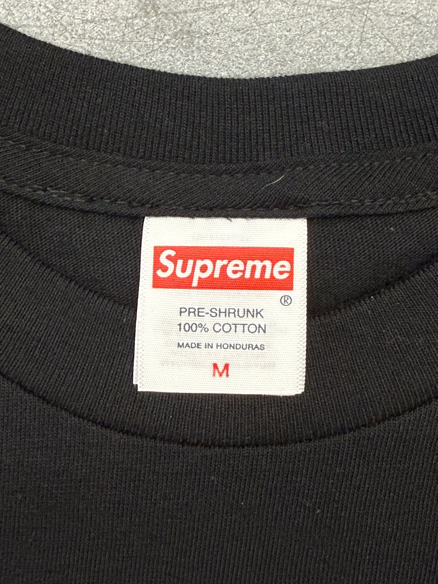 FW25 SUPREME ANTIHERO EAGLE LS TEE - BLACK