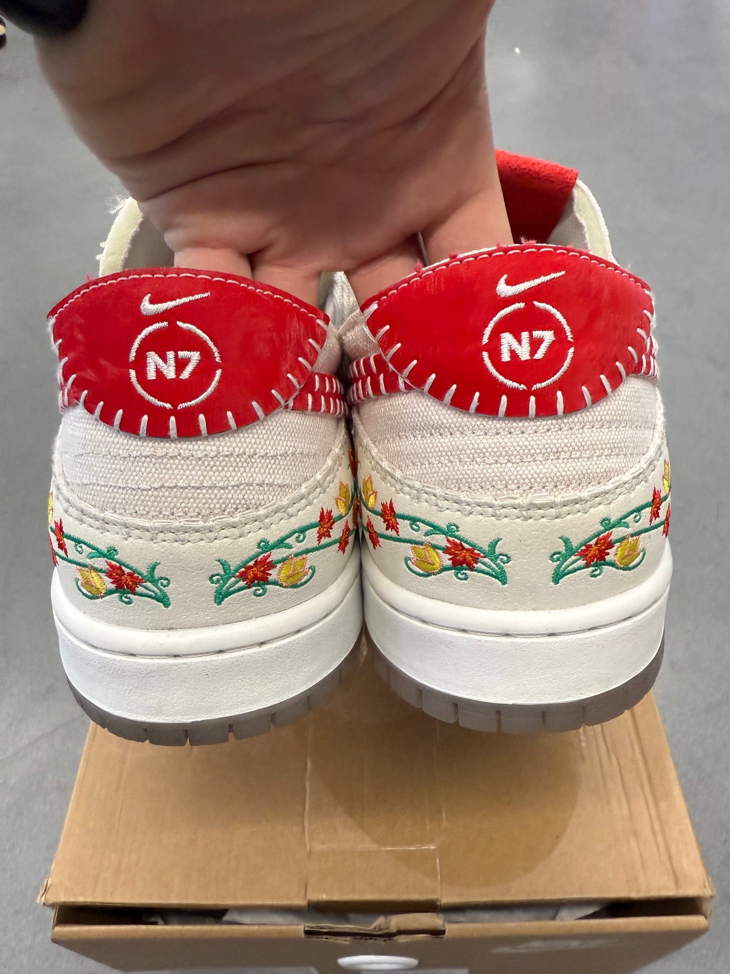 2023 SIZE 13 NIKE SB DUNK LOW DECON N7 OPTI YELLOW UNIVERSITY RED