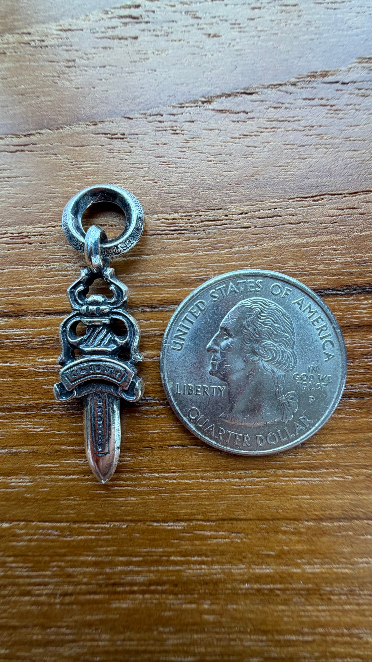 CHROME HEARTS #5 DAGGER SILVER PENDANT