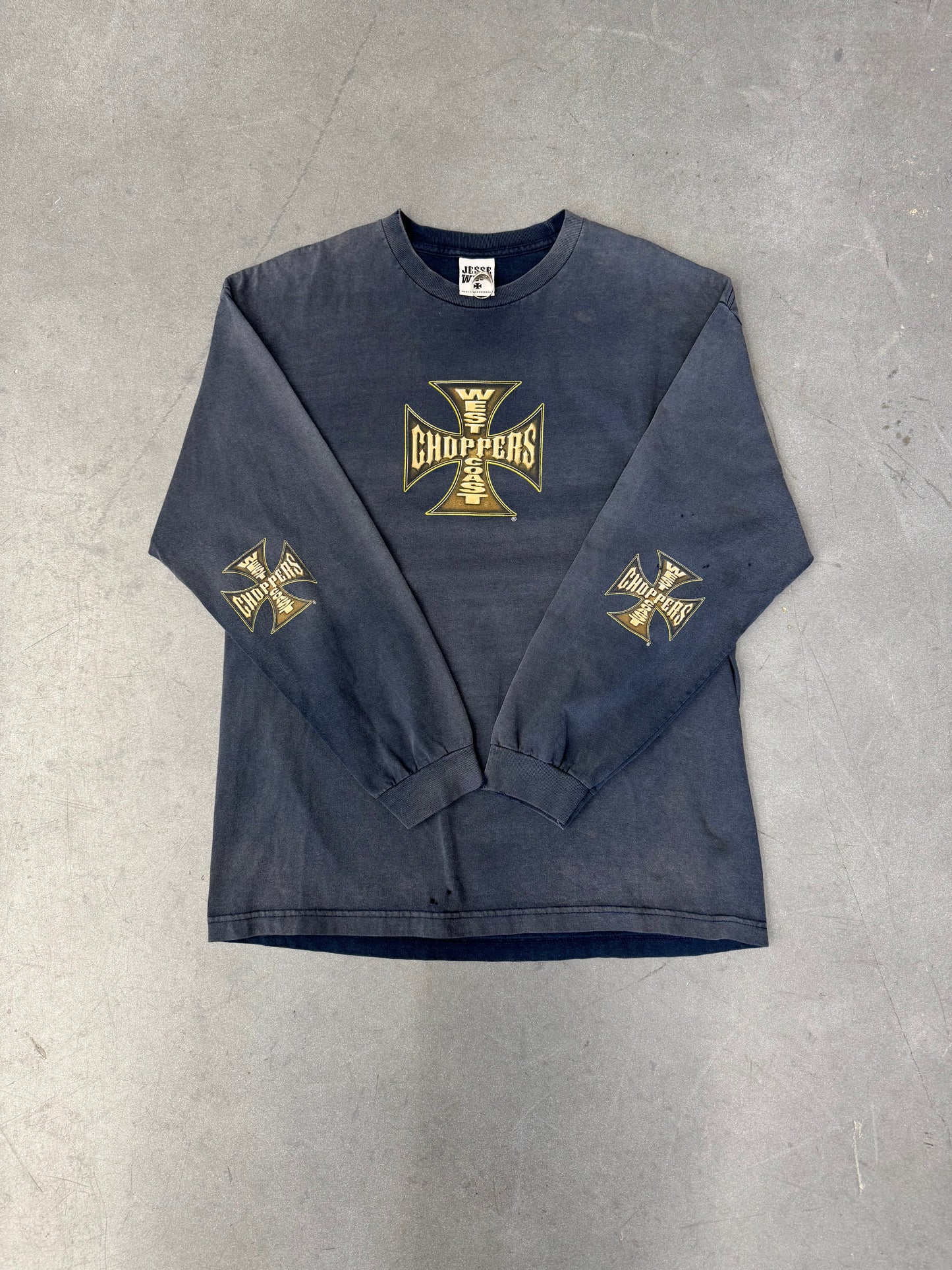 90'S WEST COAST CHOPPERS LONG BEACH, CA LS TEE (PULLED TAG)