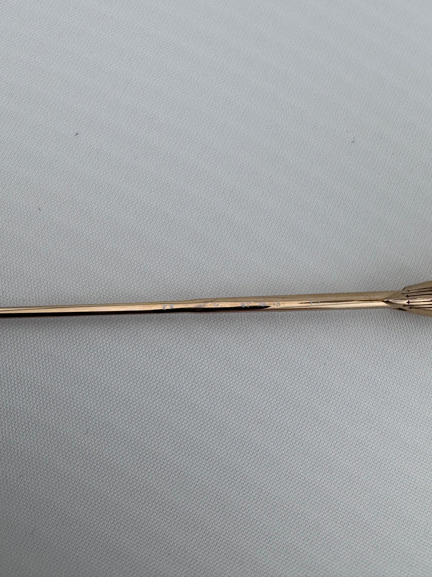 CHROME HEARTS ‘LUX’ GOLD PLATED OVAL SUNGLASSES