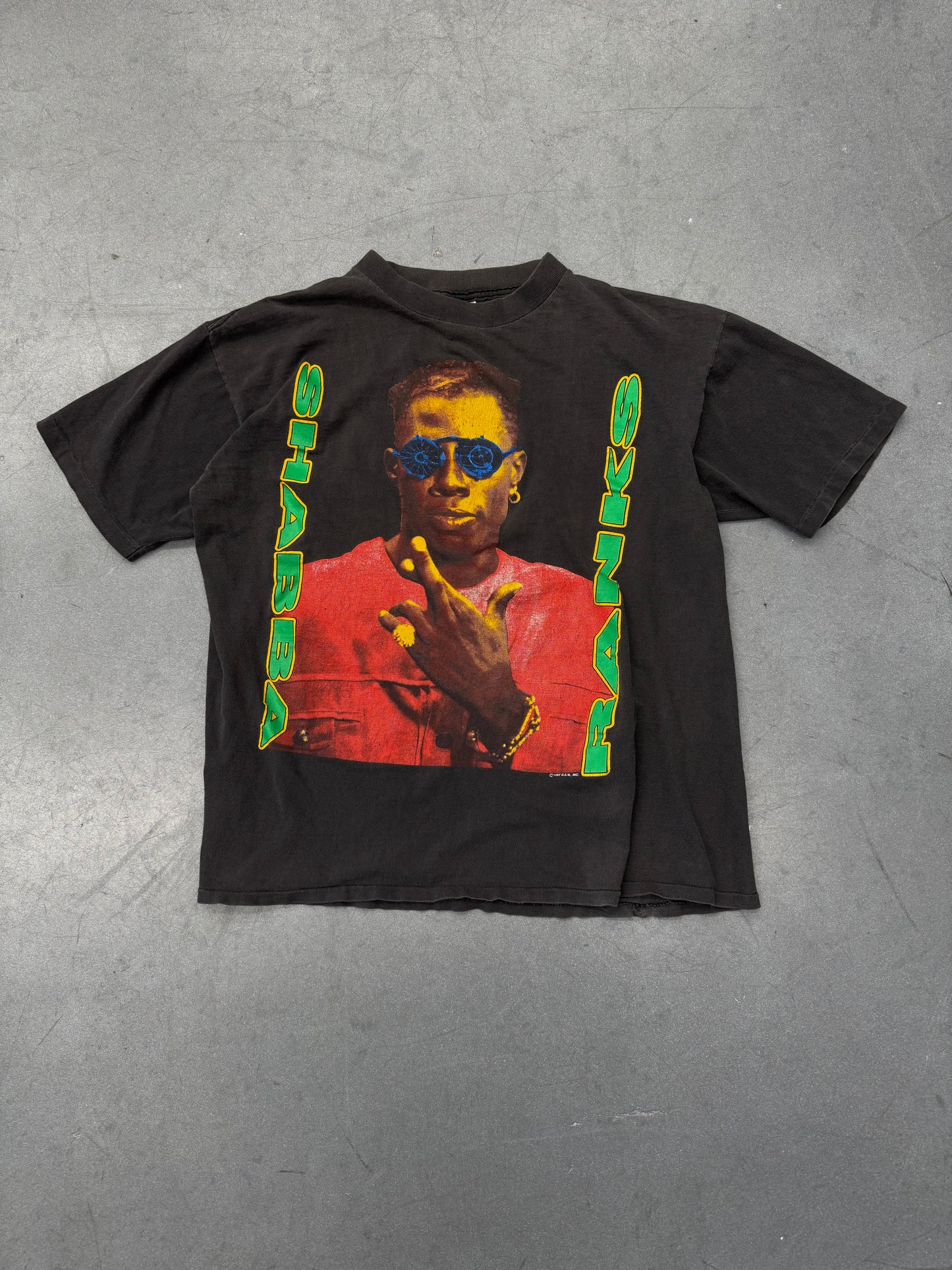1992 SHABBA RANKS NUFF RESPECT TEE (HORIZON TAG)