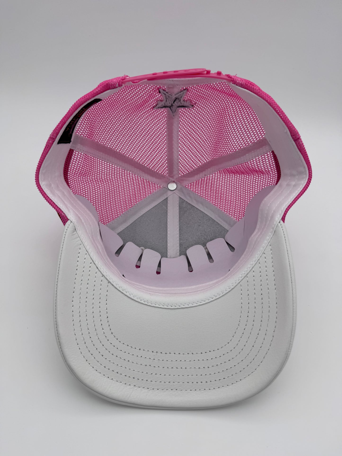 FW25 SUPREME VANSON LEATHERS MESH BACK 6-PANEL HAT - WHITE (NEW)