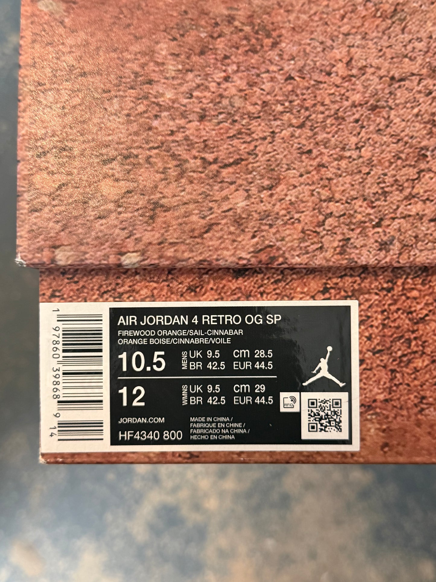 2025 AIR JORDAN 4 RETRO OG SP NIGEL SYLVESTER BRICK BY BRICK (W/ BOX)