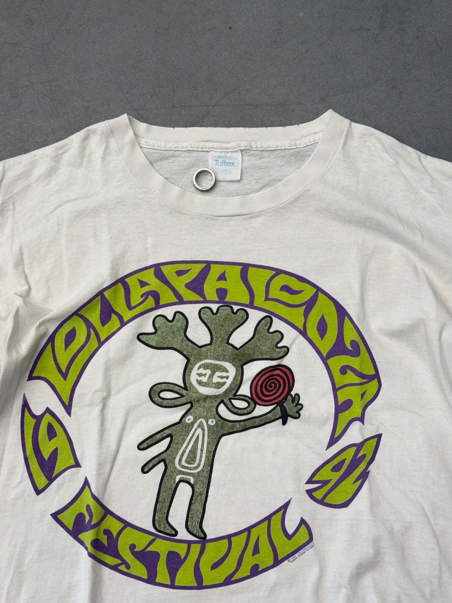 1992 LOLLAPALOOZA FESTIVAL TEE (TULTEX TAG)