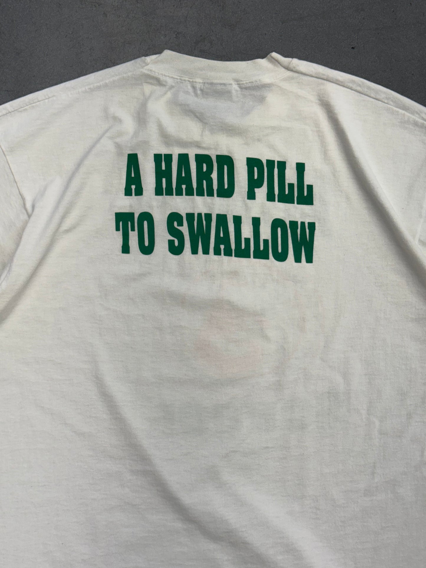 90S FAMU PHARMACY SCHOOL "A HARD PILL TO SWALLOW" TEE (FOTL BEST TAG)