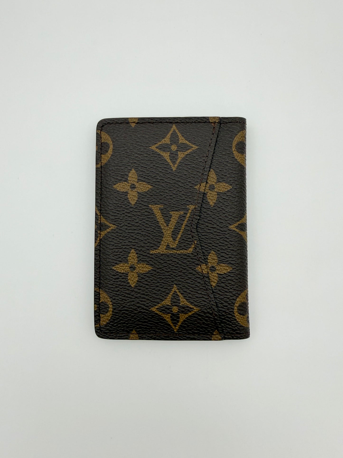 LOUIS VUITTON MONOGRAM POCKET ORGANIZER (WITH BOX) (EMBOSSED INITIALS 'DN')