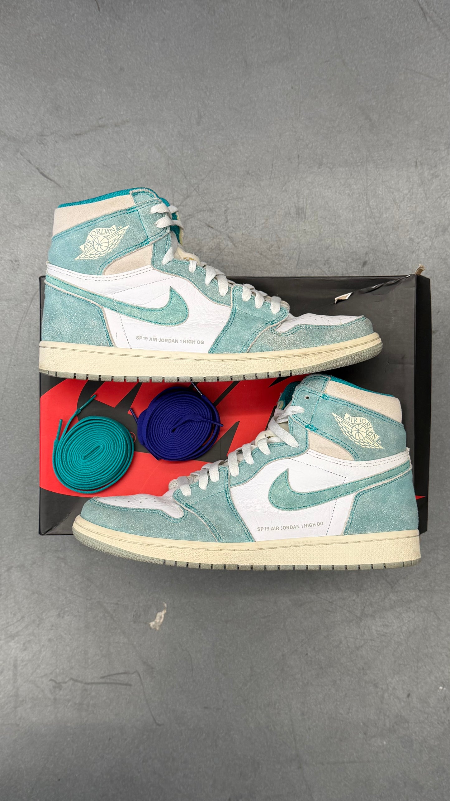 2019 JORDAN 1 RETRO HIGH - TURBO GREEN