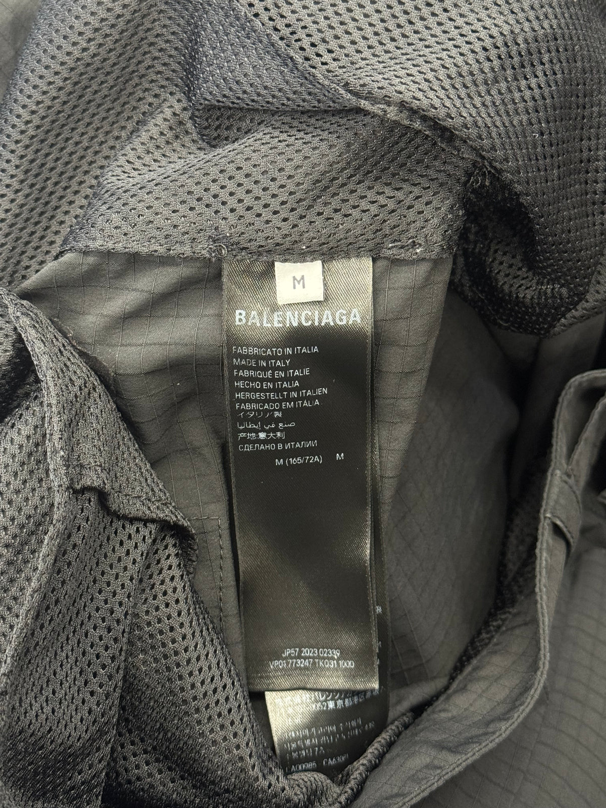 SS24 BALENCIAGA UNITY SPORTS ICON CONVERTIBLE LIGHT CARGO PANTS