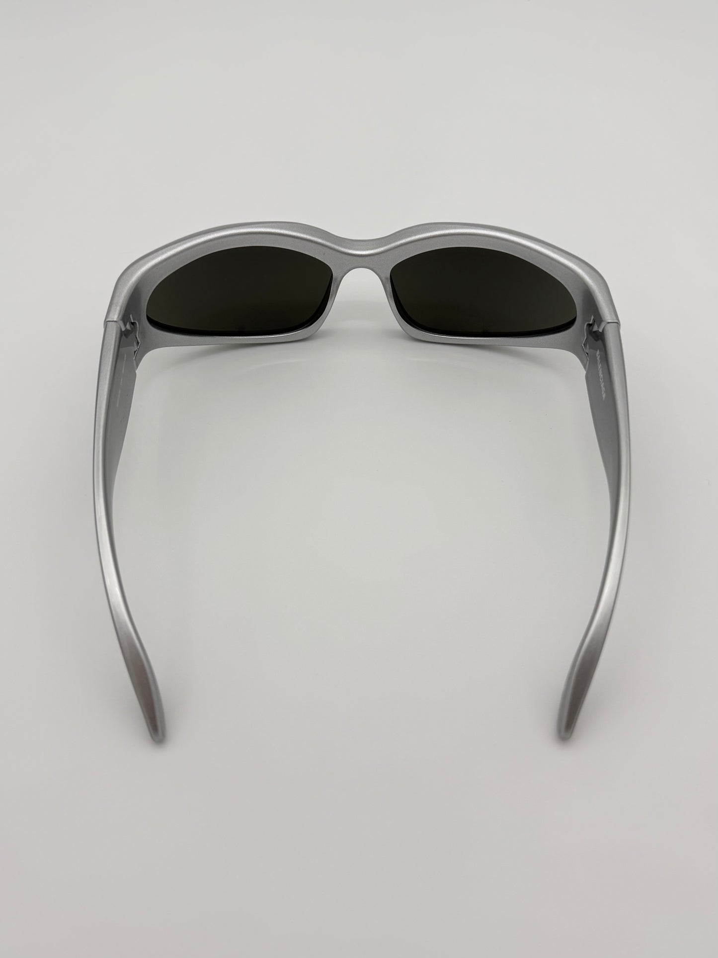 BALENCIAGA BB0157S SILVER SPORT SUNGLASSES (W/O CASE)
