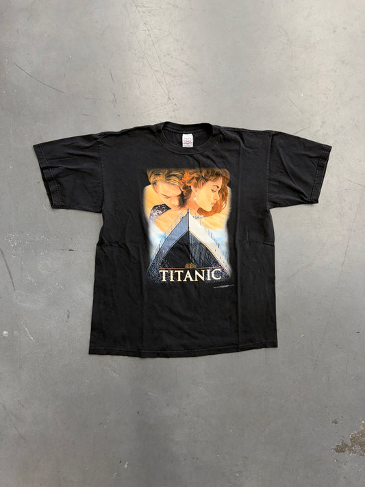 1999 TITANIC MOVIE POSTER TEE (U.S. T'S 707 TAG)