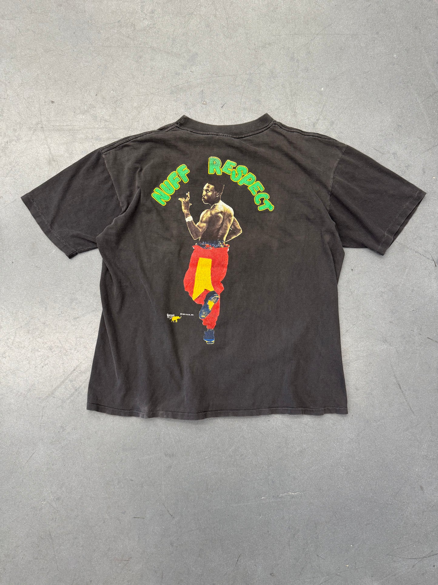 1992 SHABBA RANKS NUFF RESPECT TEE (HORIZON TAG)