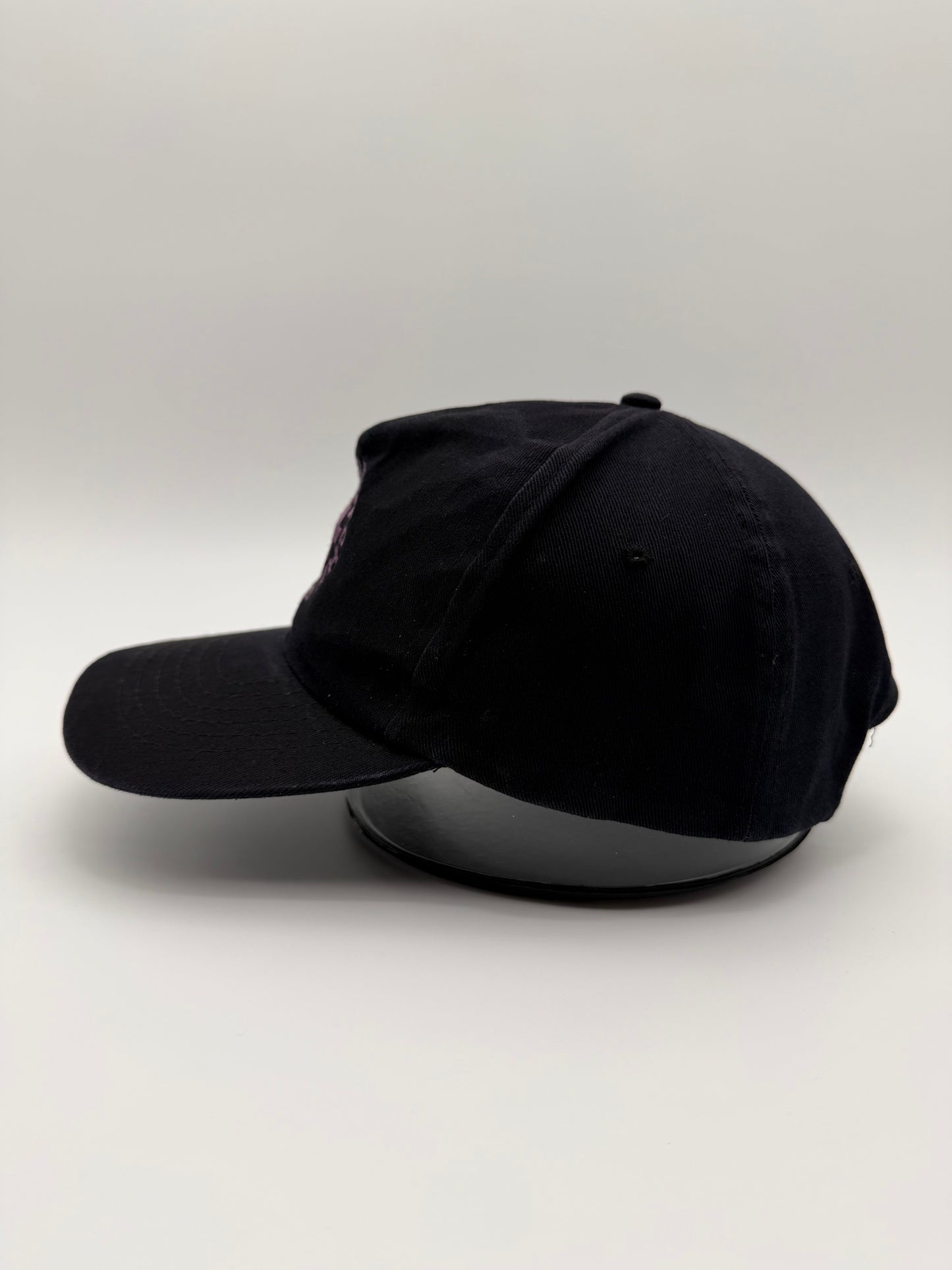 90S RED HOT CHILI PEPPERS EMBROIDERED PURPLE LOGO SNAPBACK HAT (SPORTCAP TAG)