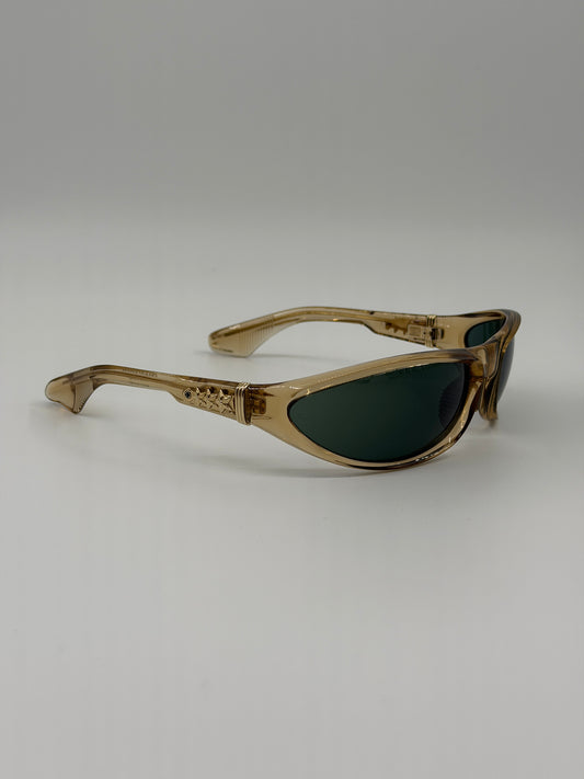 CHROME HEARTS SPREADER SUNGLASSES - TRANSLUCENT GOLD