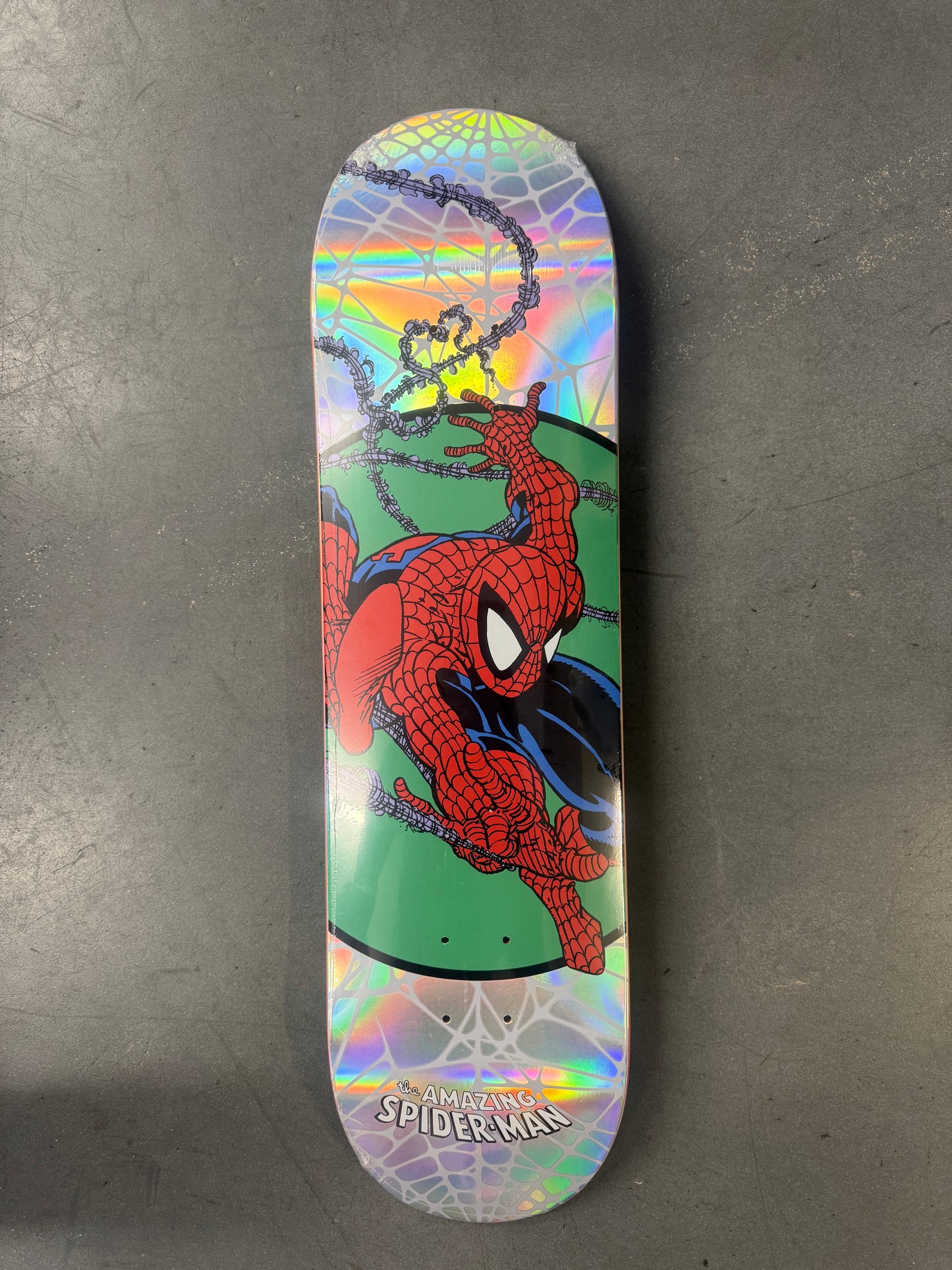 HUF MARVEL THE AMAZING SPIDER-MAN SKATEBOARD (SEALED MYSERY PACK)